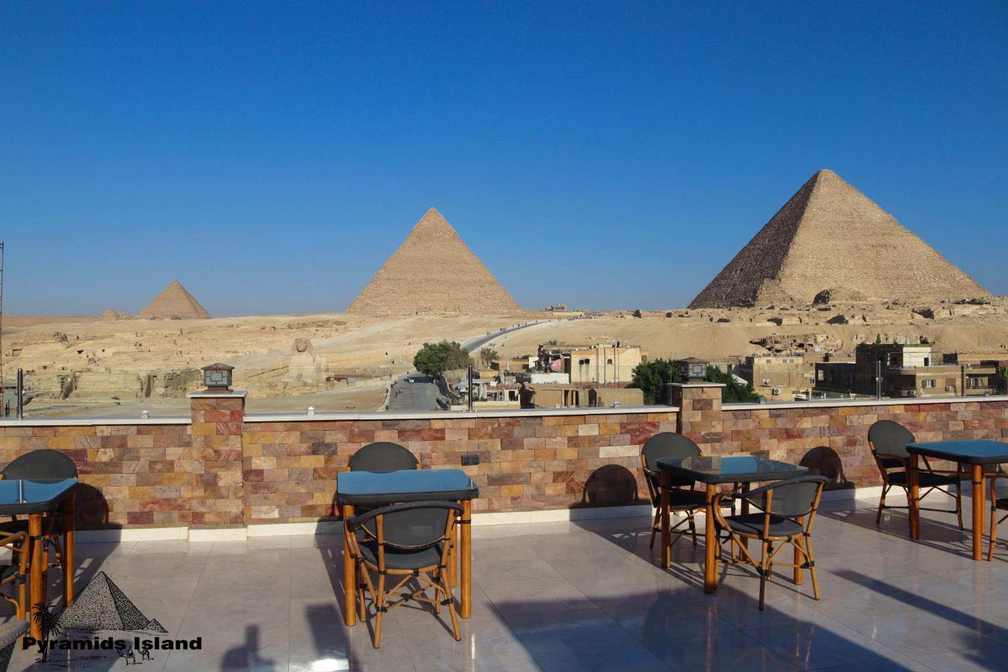 Bed and Breakfast Pyramids Island Kafret el-Gabal Esterno foto
