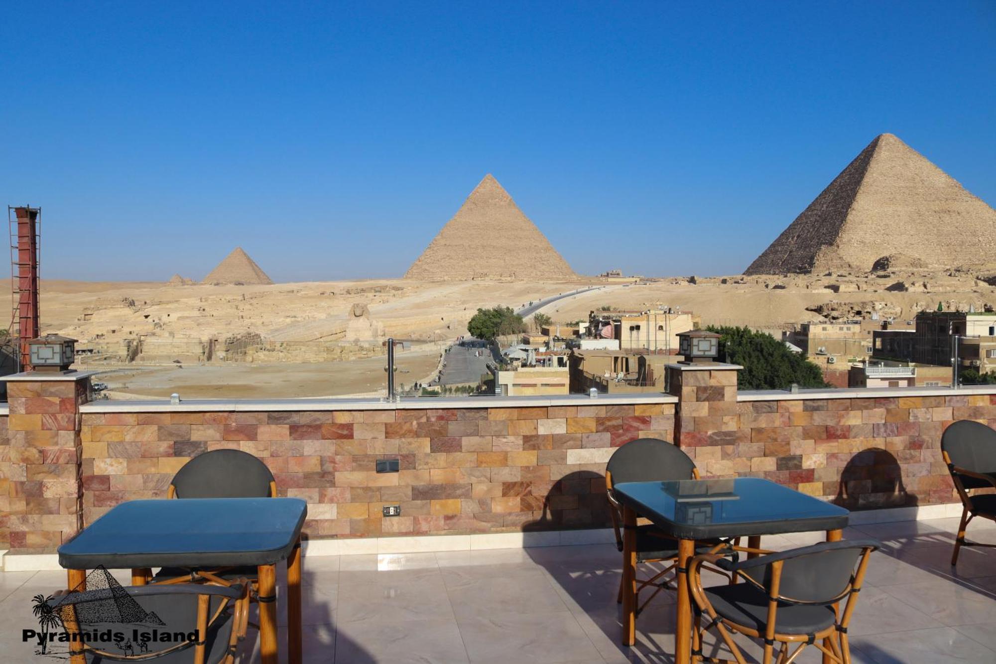 Bed and Breakfast Pyramids Island Kafret el-Gabal Esterno foto