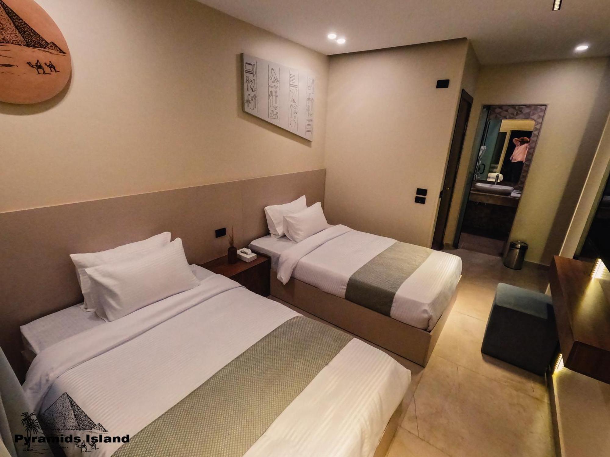 Bed and Breakfast Pyramids Island Kafret el-Gabal Esterno foto